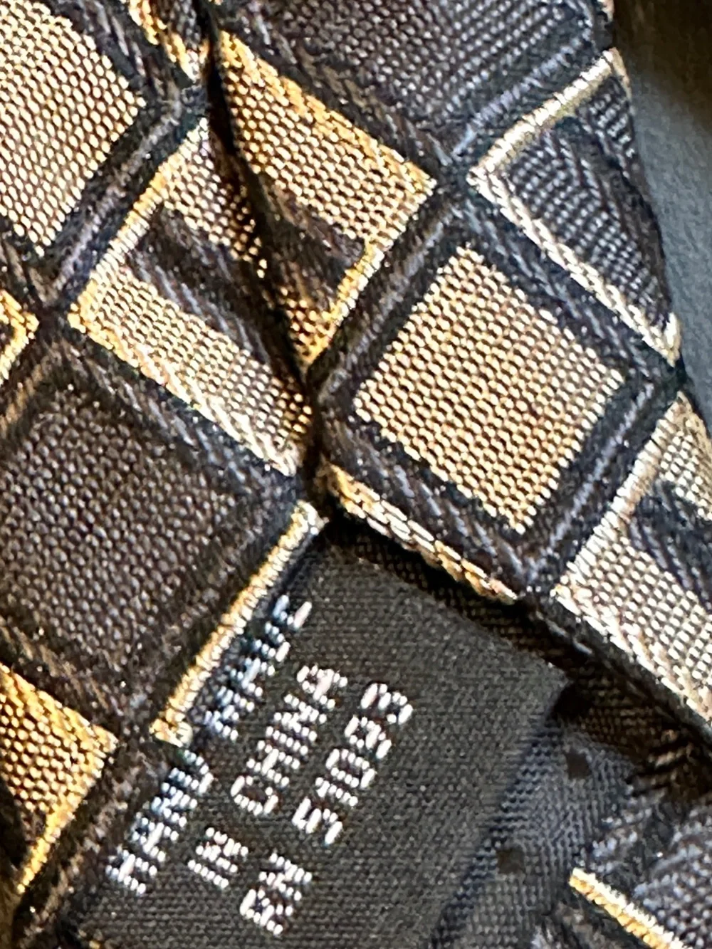 Men's Geometric Tie Croft & Barrow Hand made